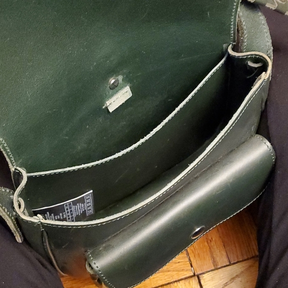 OND DAY SPECIAL! Ba&Sh Green Crossbody Bag w/ Belted Closure - Picture 8 of 8